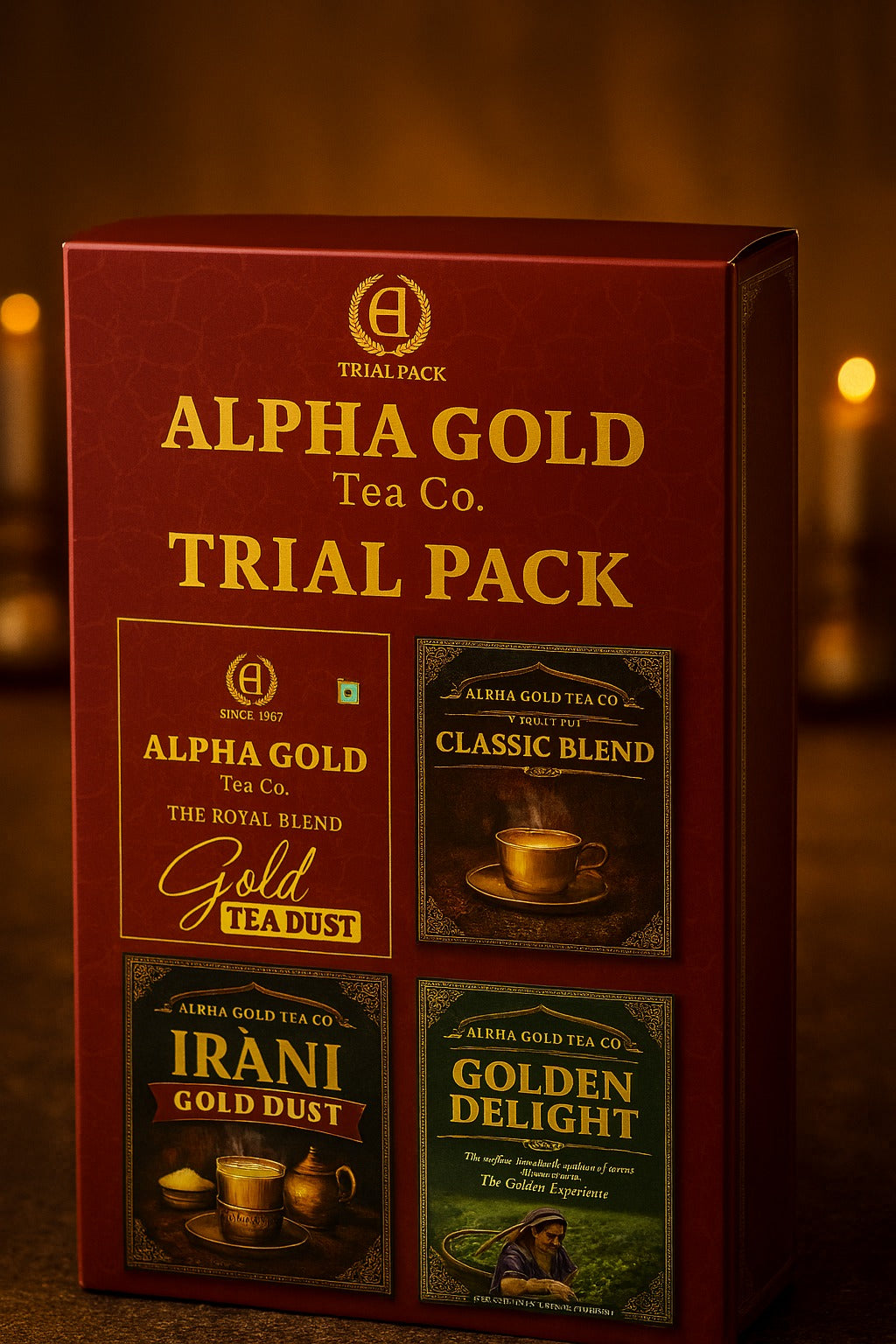 Tea AlphaGold Tea Co.’s Trial Pack